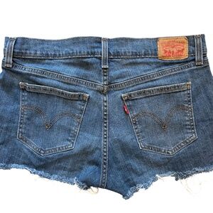 Y2K Red Tag Levi’s Distressed Booty Shorts